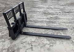 Pro Works 72″ Long 8,000 Pound Class III Pallet Forks Skid Steer Attachment