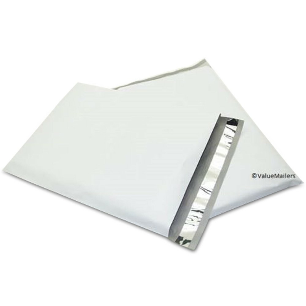 100 – 26×26 White Poly Mailers Envelopes Self Sealing Bags – 26 x 26