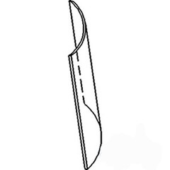 Cab Glass – Windshield Upper RH Fits John Deere 4050 4630 4240 4230 4250 4430 44