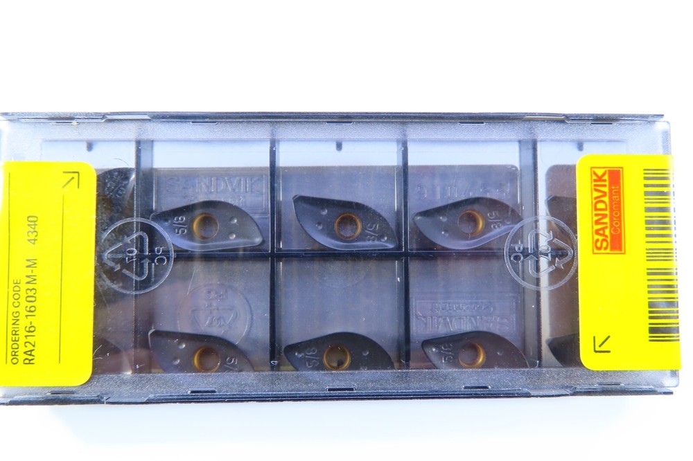 NEW BOX ( 10 PCS ) SANDVIK COROMILL 216 RA216-1603 M-M 4340 CARBIDE INSERTS