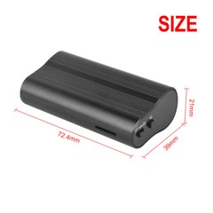 500 Hr 16GB Spy Digital Voice Activated Recorder Mini Audio Magnetic MP3 Player