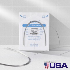 Lot Dental Orthodontic Bracket Brace Elastic Niti Round Arch Wires All Size