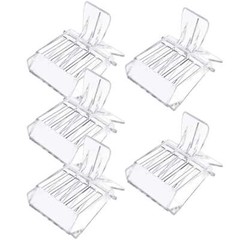 5pcs/set Beekeeping Queen Bee Cage Catcher Clips – Transparent Plastic