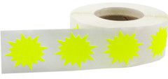 Color Coding Burst Labels Starburst Design | 1″ Inch | 500 Pack | Pick One Color