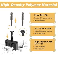 500 Pack Hidden Deck Fasteners for Composite Decking Board, Composite Decking…