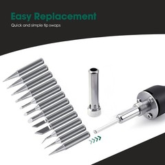 12-Piece 900M Soldering Iron Tips Set for Hakko & Yihua – Copper Quality