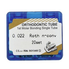 tubos de ortodoncia Dental Orthodontic Buccal Tubes 1st 2nd Molar MBT Roth 022