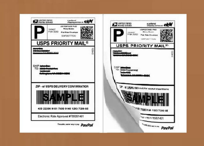 Sheet Shipping Labels 4X6 – 100 Matte White Adhesive Sheets for Printer