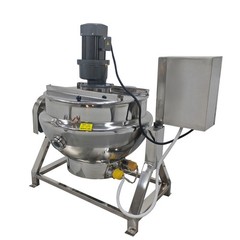 26.5gal Tilting Jacketed Kettle Commercial Cooking Sandwich Steam Pot 220V 100L