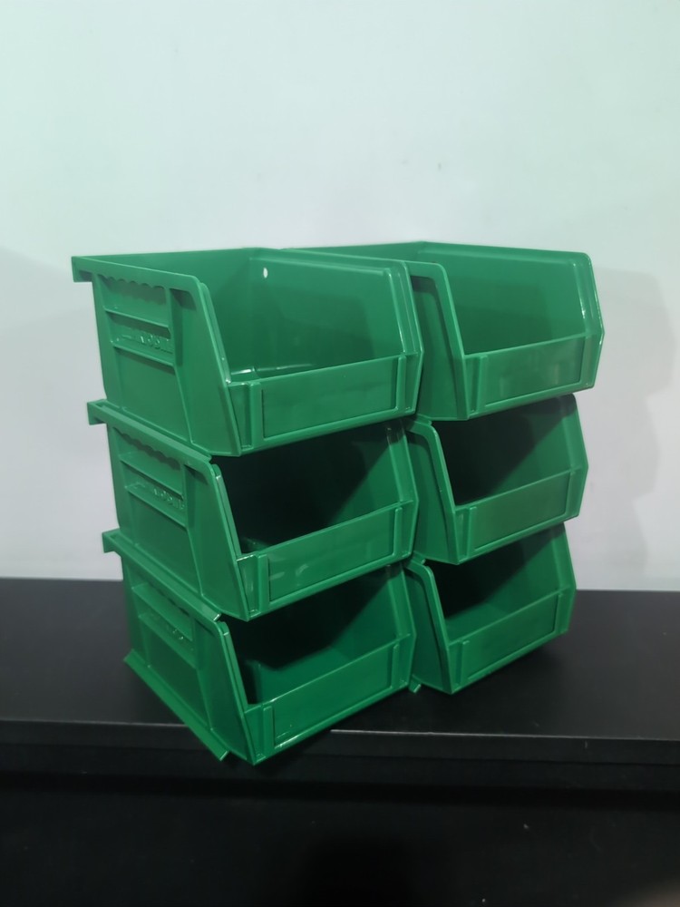 Acro Mils 30-210 AkroBins – Set of 6 Small Storage Small Bins – 5″x4″x3″