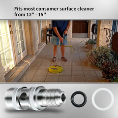Repair Kit for Pressure Washer Rotary Flat Surface Cleaner Concrete Decks Swivel