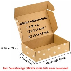 25 Pack Small Shipping Boxes – Corrugated Cardboard Mailers, Gift & Craft Pac…