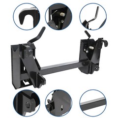 For Global John Deere Quick Tach Skid Steer Adapter Attachment Conversion Plate