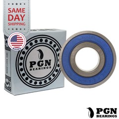 (4) 6203-2RS Premium Rubber Seal Ball Bearing C3 EMQ, 17x40x12, 6203 2RS 6203rs