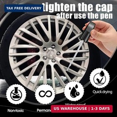 Matte Black Rim Touch Up Paint – Wheel Repair Kit Curb Rash, Quick And Easy Whee
