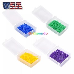 Dental Plastic Wedges Concave Design Arc Diastema Wedge with Hole XS/S/M/L