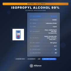 Isopropyl Alcohol 99% – Technical Grade – 55 Gallon Drum