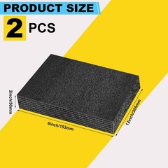 2 Pcs Customizable Polyethylene Foam Packing Inserts for Cases Thick Polyethy…