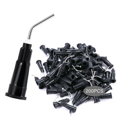 200Pkg 18 Gauge Dental Pre Bent Dispensing Needle Etch Tips – Blunt Disposable O