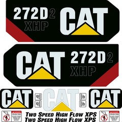 Compatible with 272D2 XHP Decal Kit Skid Steer Stickers – FREE SHIPPING