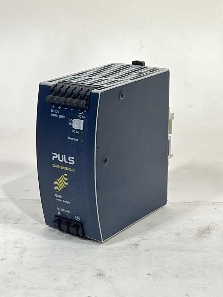 PULS Dimension Series Model QS10.121 DIN Rail Power Supply 12VDC 15A 180W