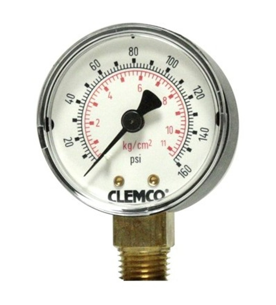 Clemco 2” Pressure Gage 0-160 PSI