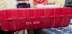 Hilti DX 460 Powder Actuated Fastening Tool Nail Gun With Case And Few Extras