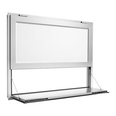 Uimoso 48×36 in Aluminum Alloy Concession Window with Folding Shelf