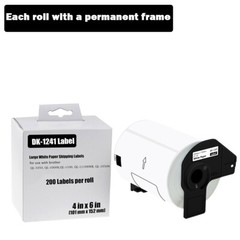 102mmx152mm 1ROLL Paper Shipping Label 4″X6″ Compatible Brother QL-1050 DK-1241