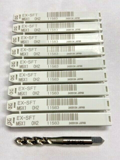 OSG Spiral Flute Tap EX-SFT M6X1 OH2 EDP:11583