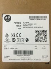 NEW Sealed Allen-Bradley 25B-D2P3N104 PowerFlex 525 0.75kW 1Hp AC Drive