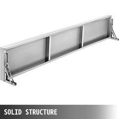 6 Foot Shelf for Concession Window Food Truck Accessories Business Stainless