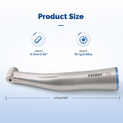 Dental 1:1 Fiber Optic Contra Angle Handpiece Internal Spray Push Button E-Type