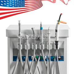 Portable Dental Unit Delivery Unit with Air Compressor Curing Light Scalers