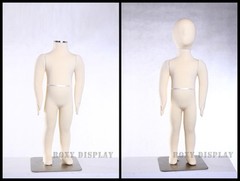 Child Flexible Bendable Full Body Form 1 years Manikin Dress Form #CH01T