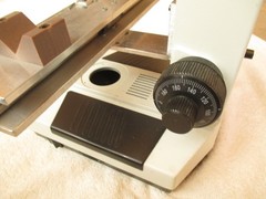 OMAX Microscope with Metric Sliding Ruler Measuring Stage, 295mm. with WF 10X/18