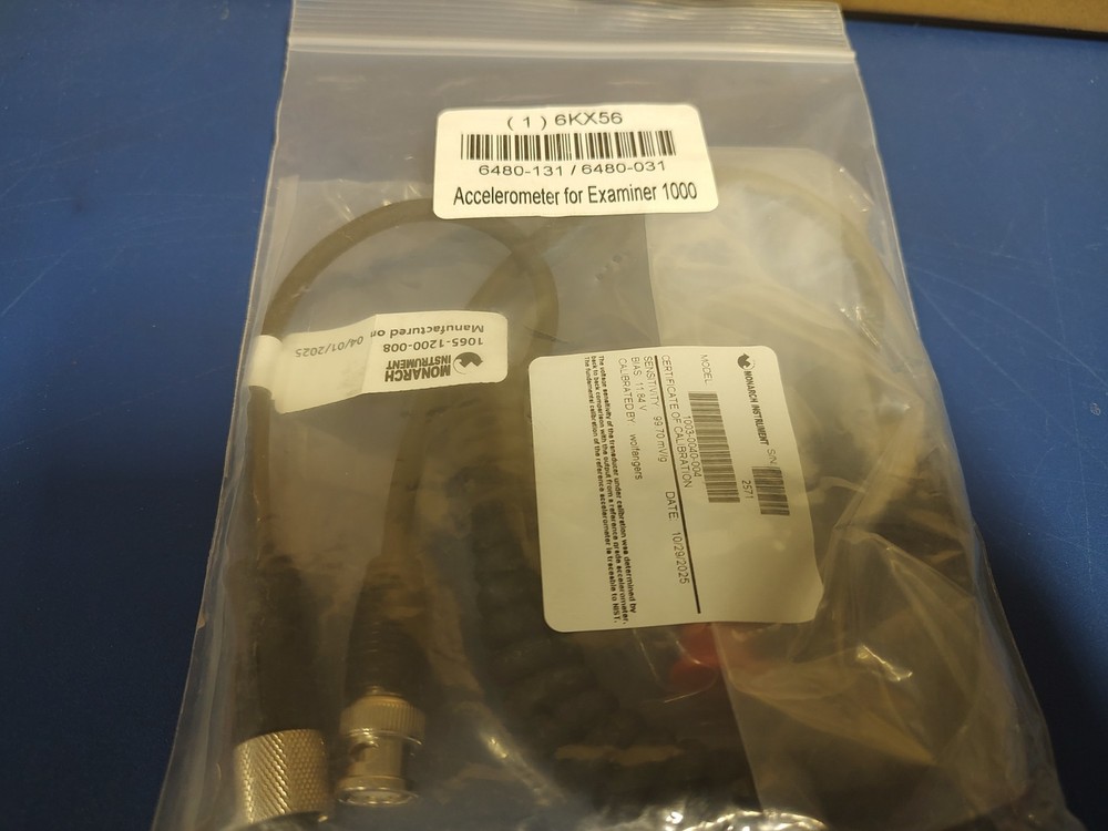 Multipurpose Accelerometer Monarch Instrument Examiner 1000 Vibration Meter