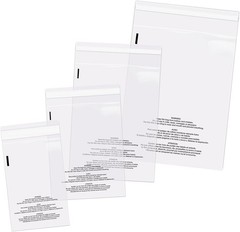 Poly Bag Bundle Combo Pack of 400-6X9, 8X10, 9X12, 11X14 Self Seal Clear Plas…