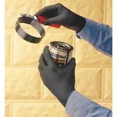 Showa 7700PFT, Disposable Gloves, 4 mil Palm, Nitrile, Powder-Free, L (9), 50