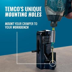 TEMCo Hammer Lug Crimper Tool – Crimps 8 AWG to 4/0 Battery Welding Cables