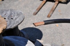 4/0 AWG Copper THHN THWN-2 Wire 50 Feet Black