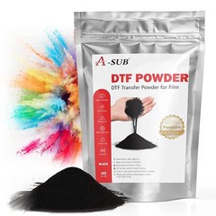 4.4LB A-SUB DTF Powder White and Black Bundle Hot Melt Adhesive Sublimation
