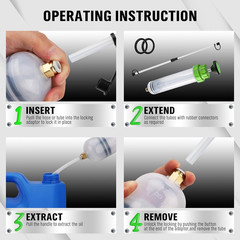 SWANLAKE 200Cc Fluid Extractor, Extraction&Fill Pump,Fluid Syringe Pump Manual S