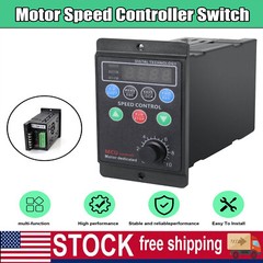 Single To 3 Phase 750W 1HP 220V Variable Frequency Drive Inverter VFD VSD 1-99HZ