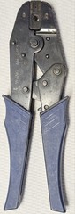 Vintage AMP Crimpex C Wang 220190-1 Die Ratchet Wire Crimping Hand Tool Sweden