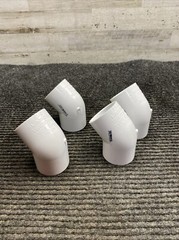 Lot of 4 Lasco SCH 40 1-1/4″ PVC 45° Elbow Slip x Slip