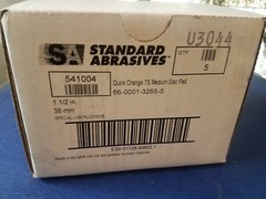 Standard Abrasives 541004- Quick Change TS Medium Disc Pad 1-1/2in 5CT BOX