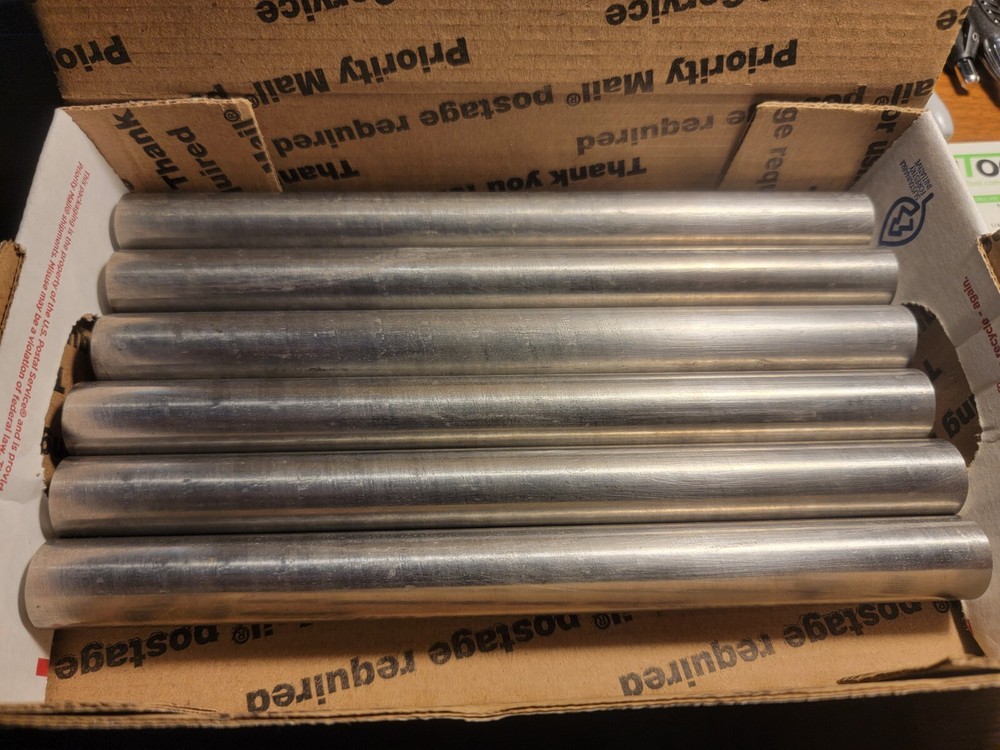 3/4” X 8” Long 6 PCS 316 /316L Stainless Steel Round Bar Rod USA Made 304