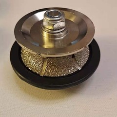 Wet Polisher stone concrete Tuck point Blade 2″ Full Bullnose router bit pad