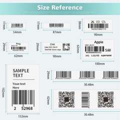 Compatible with Brother Labels DK-2243 DK-2210 DK-2205 DK-1241 DK-1209 DK-1208